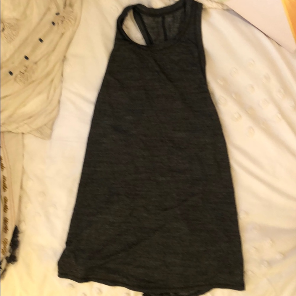 Lulu lemon tank top open back dry fit